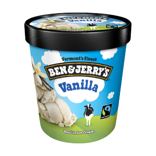 Buy Ben & Jerry Ice Cream Vanilla - 473Ml in Saudi Arabia