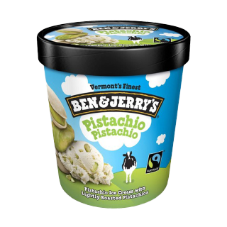 Buy Ben & Jerry Pistachio Ice Cream - 473Ml in Saudi Arabia