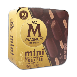 Buy Magnum Mini Ice Cream Bars Dark Chocolate - 330Ml in Saudi Arabia