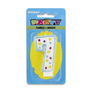 Buy Party Numeral Candle No. 7 - 1 PCS in Saudi Arabia