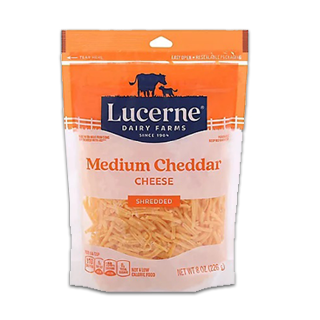Buy Safeway Lucerne Cheese Shredded Medium Cheddar - 8Z in Saudi Arabia