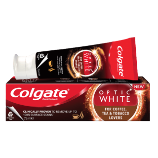 Colgate Max White Optic Toothpaste, Whitening Toothpaste, Clinically Proven  to Remove up to 100 Percent Surface Stains* Toothpaste Multipack, 4 Pack