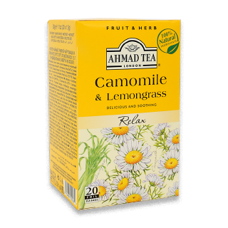 Ahmad Tea Camomile, Honey & Vanilla Infusion - Teabags -20ct