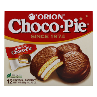 Buy Orion Double Chocolate Pie - 360G in Saudi Arabia