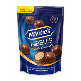 Buy Mcvitie's Nibbles Double Chocolate - 12×37G in Saudi Arabia