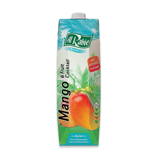اشتري الربيع عصير مانجو و فواكه بدون سكر - 1 لتر في السعودية