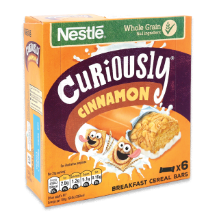 Buy Nestle Whole Grain Curiously Cinnamon Cereal Bars - 25G in Saudi Arabia