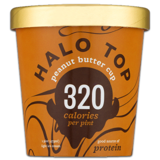 Buy Halo Top Peanut Butter Cup Ice Cream - 473Ml in Saudi Arabia
