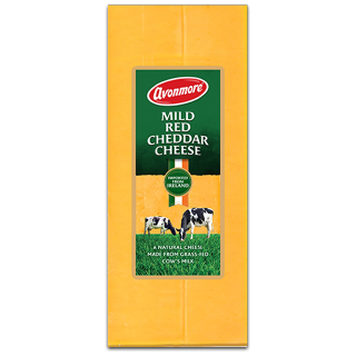 Buy Avonmore Mild Red Cheddar Cheese from Ireland - 250 g in Saudi Arabia