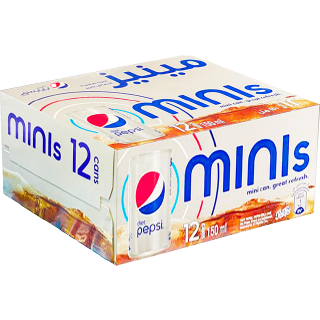 Buy Pepsi Diet Can - 12×150Ml in Saudi Arabia