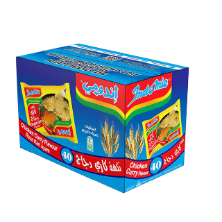 اشتري اندومي شعيريه بنكهة كاري دجاج - 5×75غرام في السعودية