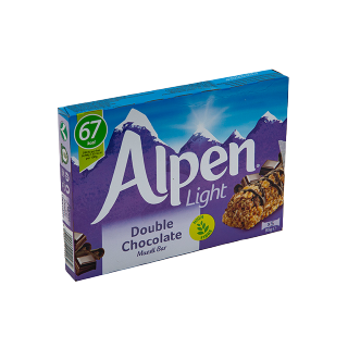 Buy Alpen Double Chocolate Bar - 5×95 G in Saudi Arabia