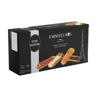 Buy Eurosaveurs Mini Eclairs - 8×120G in Saudi Arabia