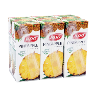 Buy KDD Pineapple Juice - 6×180Ml in Saudi Arabia