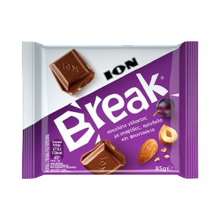 Buy Ion Break Milk Chocolate With Raisins Almonds & Hazelnuts - 85G in Saudi Arabia