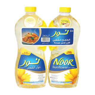 Buy Noor Sunflower Oil Twin Pack - 2×1.5L in Saudi Arabia