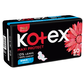 Kotex Maxi Normal Total Confidence Sanitary Pads With Wings 10 Pack, Sanitary Pads & Panty Liners, Sanitary Protection, Health & Beauty