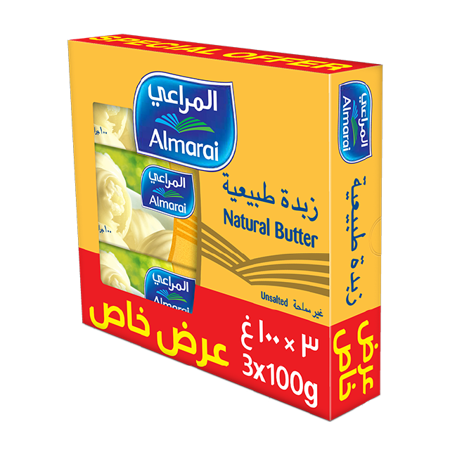 Al Marai Natural Butter Unsalted 400 g