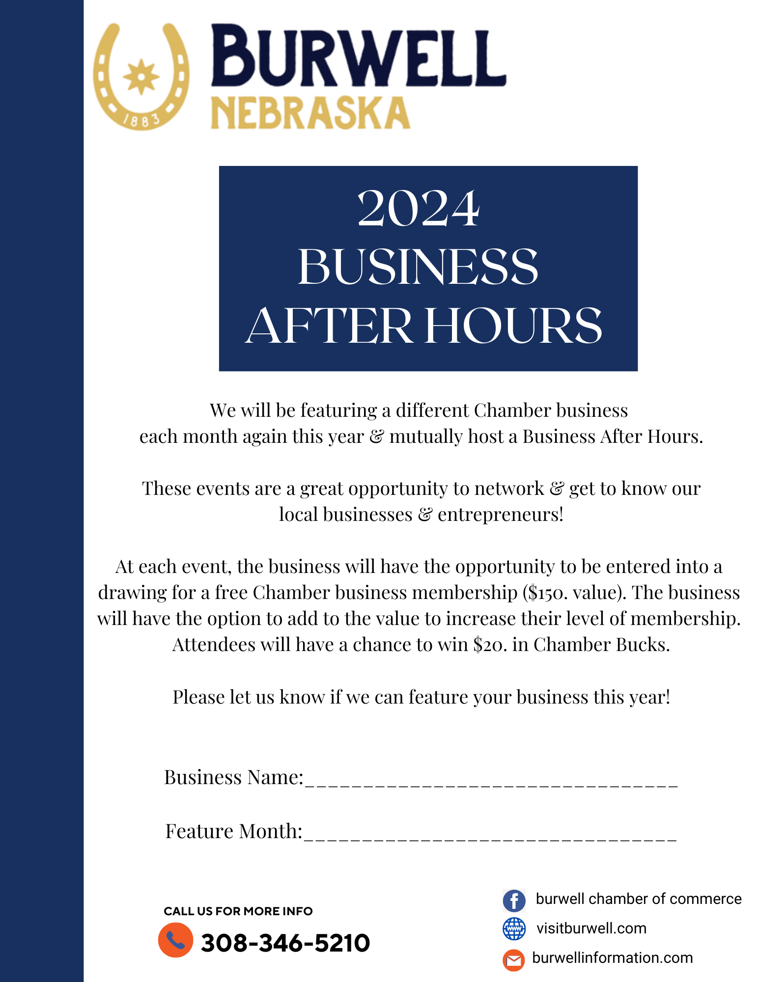 BUSINESS AFTER HOURS 2024 to Burwell Nebraska Chamber of Commerce