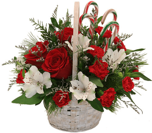 Image of the Holiday Treasures floral arrangement