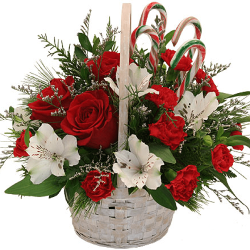 Image of the Holiday Treasures floral arrangement