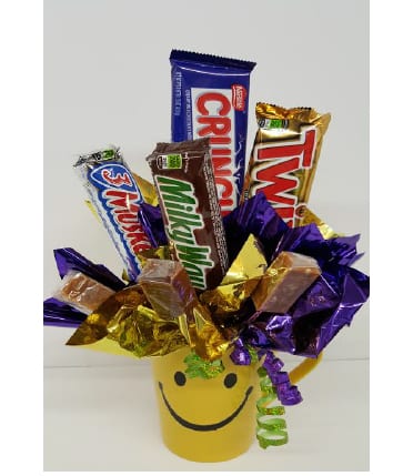 Smile Mug Candy Bouquet