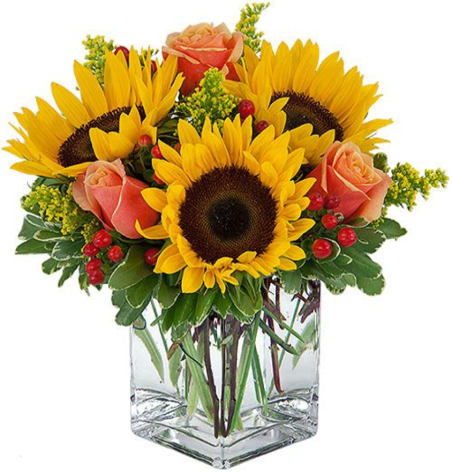 Image of the Season of Sunflowers fall floral arrangement