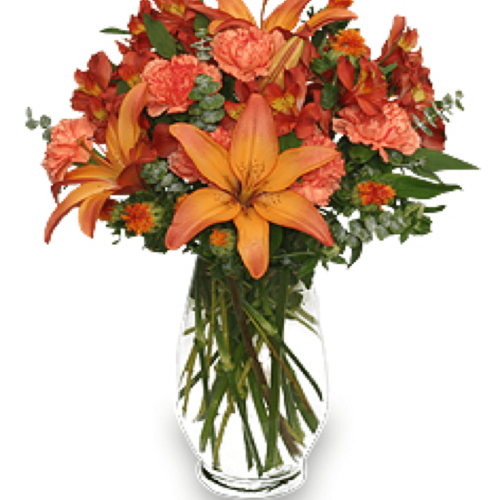 Image of the Warm Cinnamon Spice floral arrangement