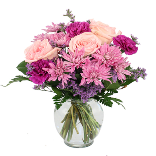 Image of the Look Lovely! Lavender floral arrangement