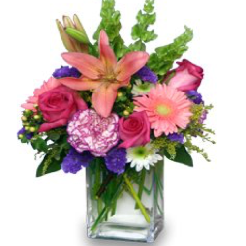 Image of the Spring Time Reward floral arrangement