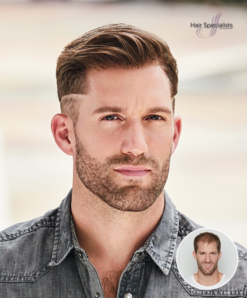 Men's Non-Surgical Hair Replacement for American Hairlines at Hair Specialists