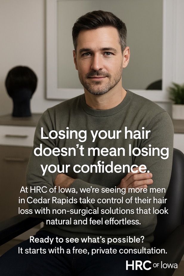 Guys, It’s Time to Talk Hair — Cedar Rapids Men Are Taking Control