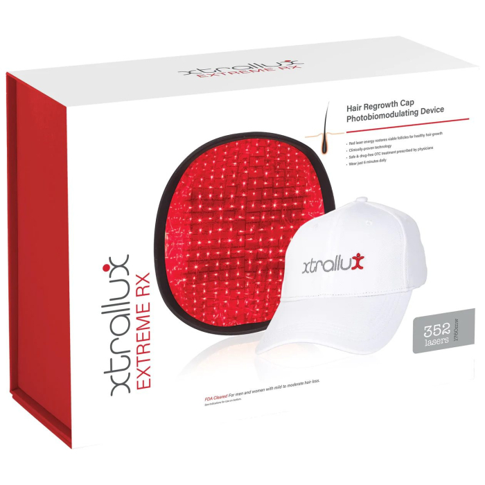 Xtrallux Extreme RX Hair Regrowth Cap Photobiomodulating Device (352 Diodes)