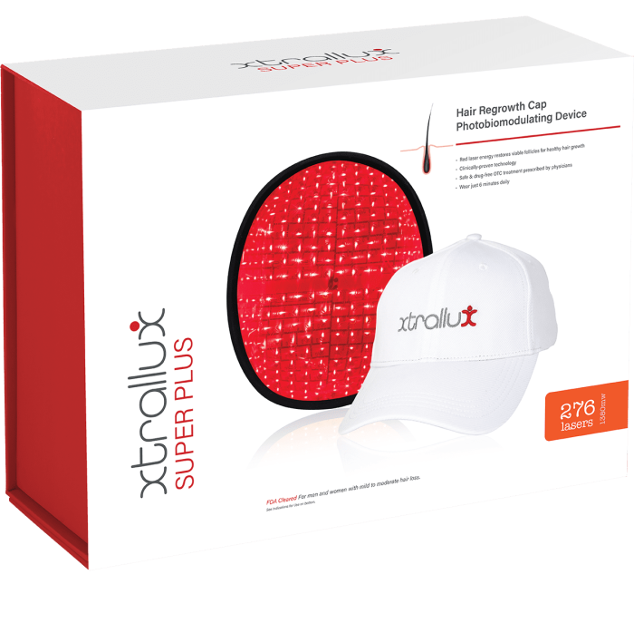 Xtrallux Super Plus Hair Regrowth Cap Photobiomodulating Device (276 Diodes)
