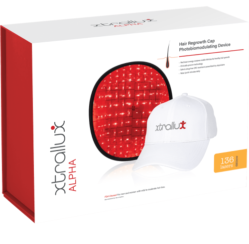 Xtrallux Alpha Hair Regrowth Cap Photobiomodulating Device (136 Diodes)