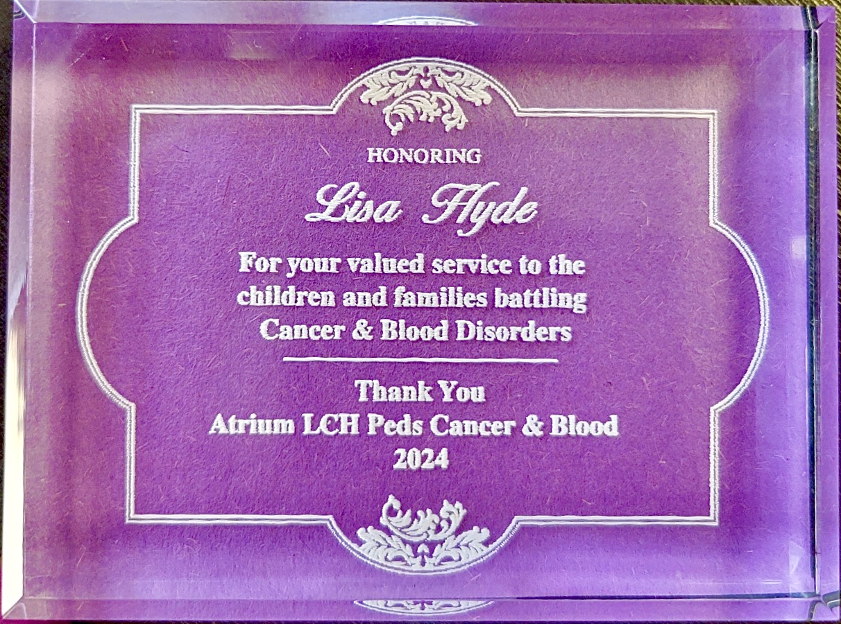 Lisa Hyde Award Recognition Lisa Hyde Award Recognition