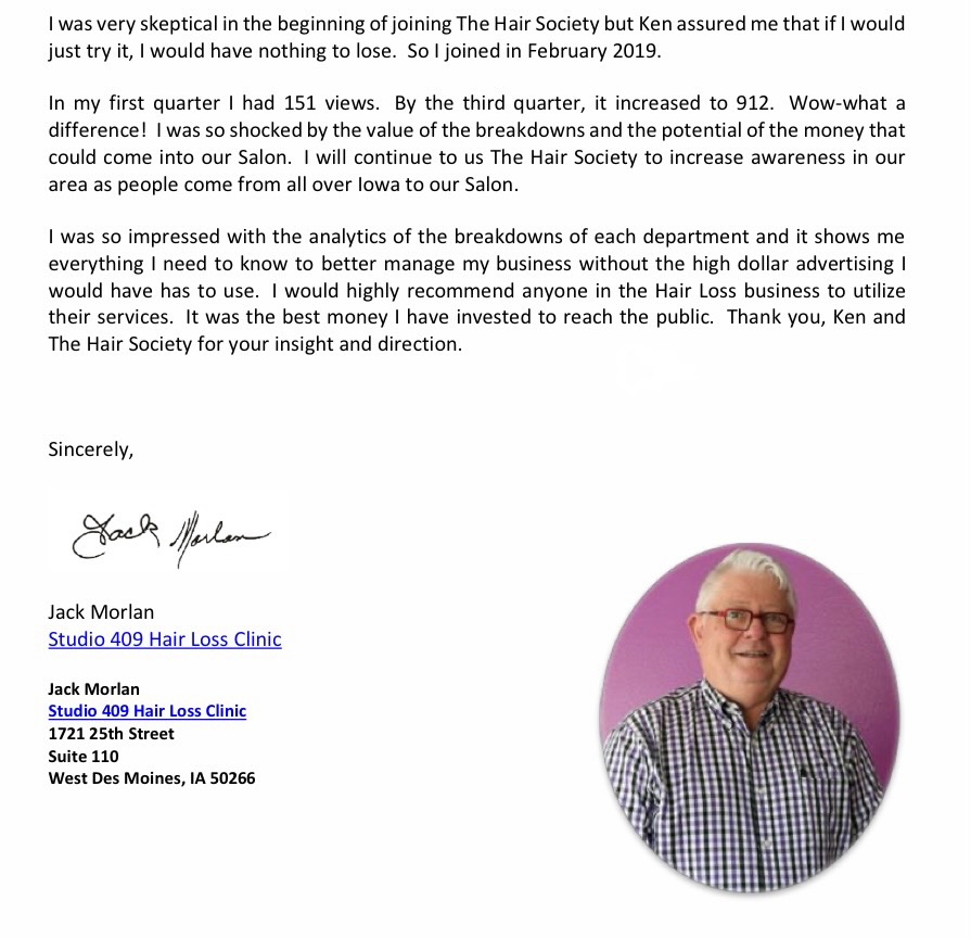 Jack Morlan Testimonial
