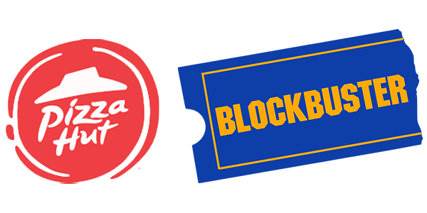 BLOCKBUSTER & PIZZA HUT logo