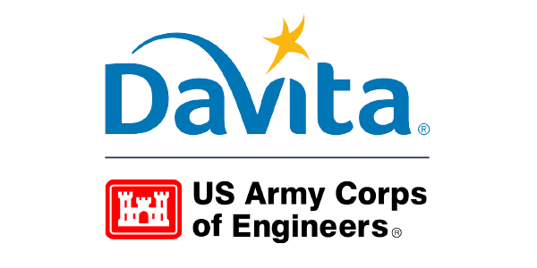 DAVITA DIALYSIS & US ARMY logo