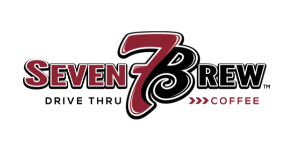 SEVEN BREW COFFEE w/ DUAL DRIVE -THRU  logo