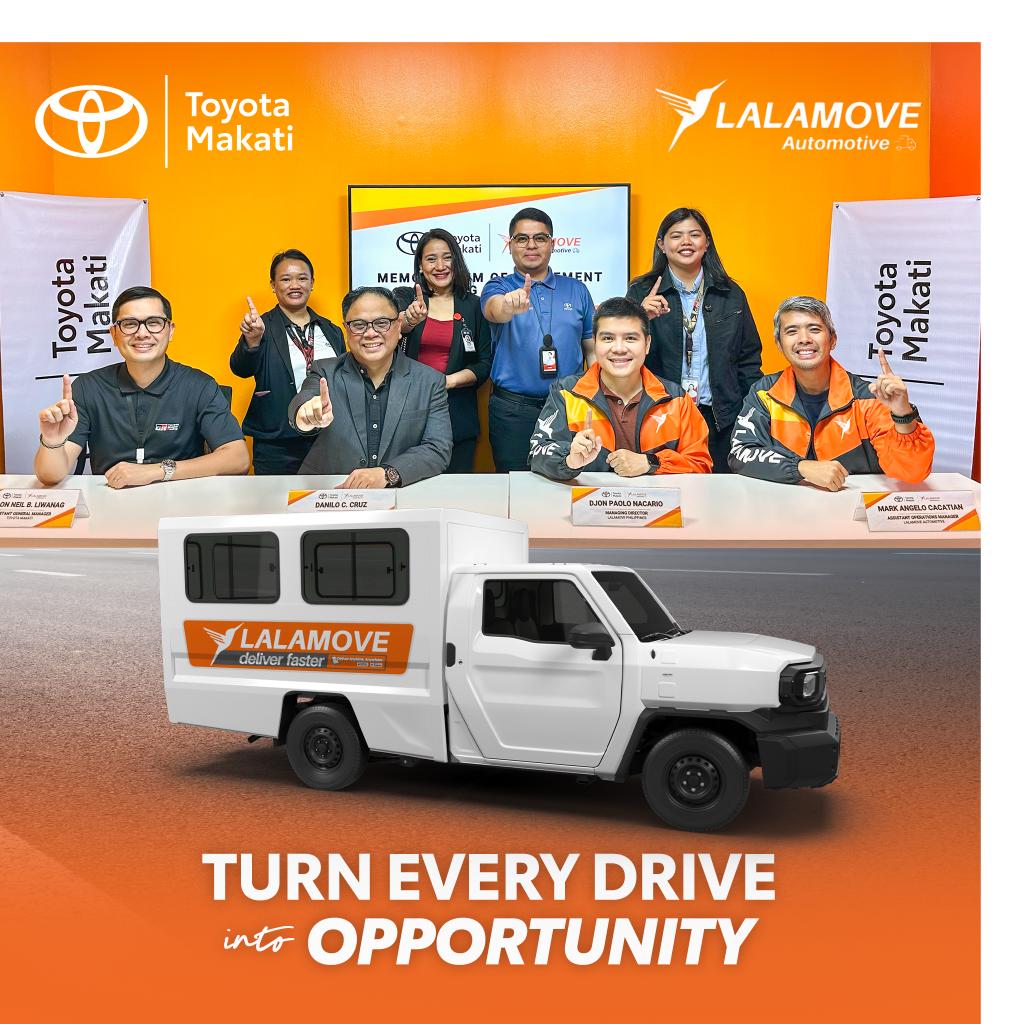 Toyota Makati and Lalamove Automotive Partnership Creates New Opportunities for Delivery and Business Operations