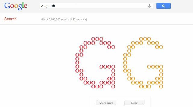 what are the google secrets: zerg rush