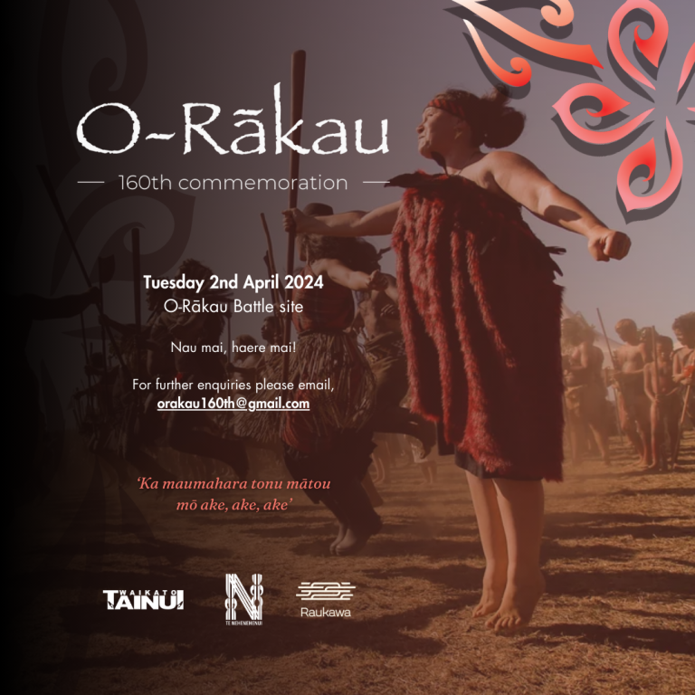 Media statement – O-Rākau 160th Commemoration 