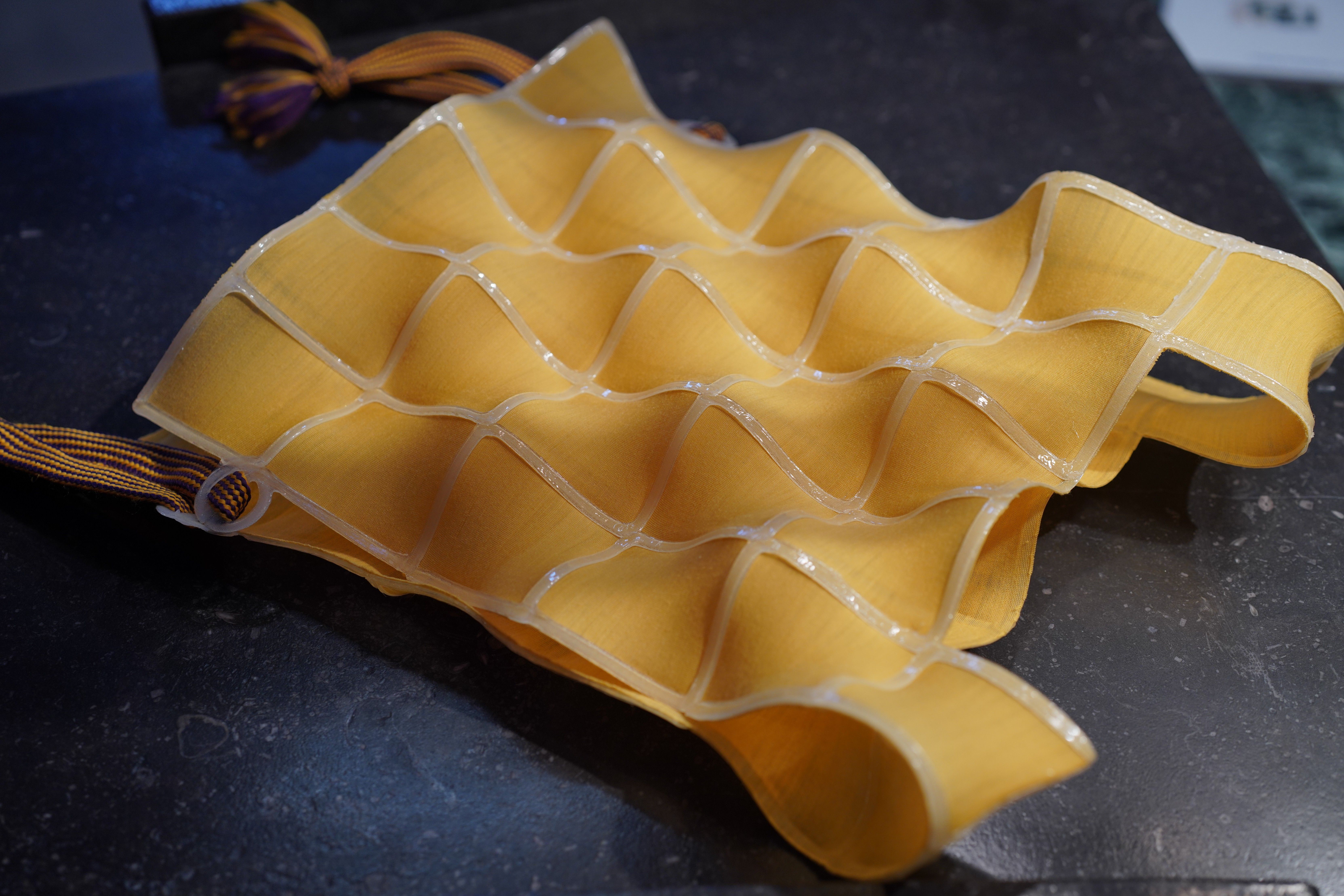 Self-Shaped Textiles: architectural 3D-printed fabrics | tocco | tocco