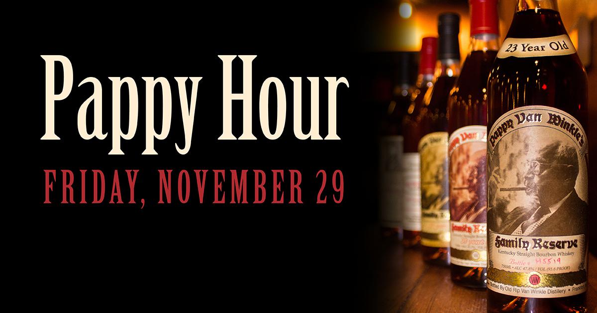 Pappy Hour Pappy Flight The Rumpus Room A Bartolotta