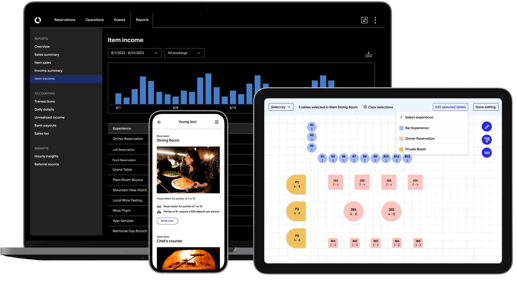 Tock Dashboard UI + Guest Experience