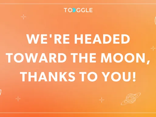 We're headed toward the moon, thanks to you!