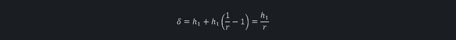 shortened formula