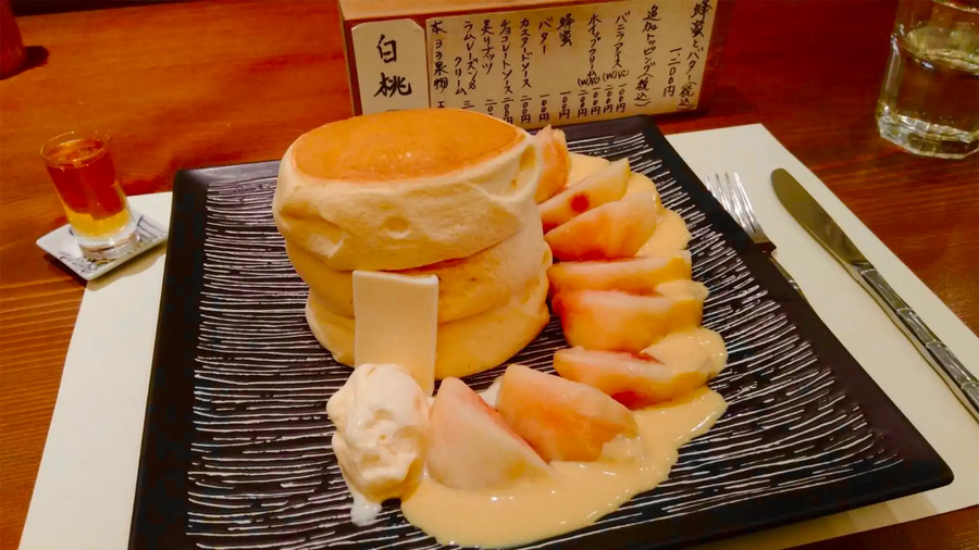 ベニツルのふわふわパンケーキ