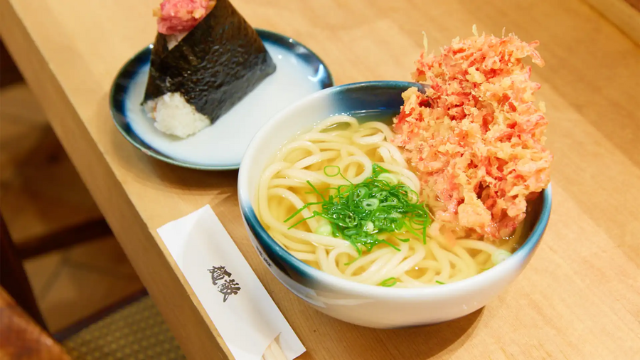 麺散のカルボナーラうどん
